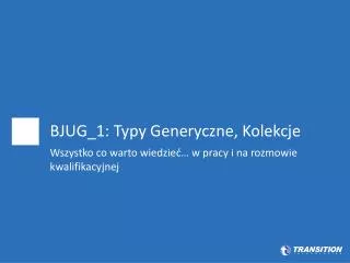 bjug 1 typy generyczne kolekcje