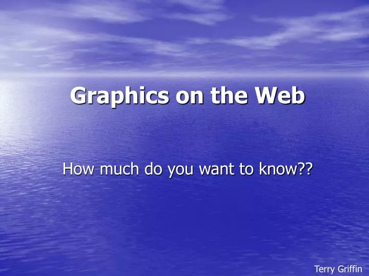 graphics on the web