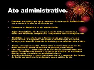 ato administrativo