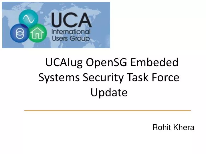 ucaiug opensg embeded systems security task force update