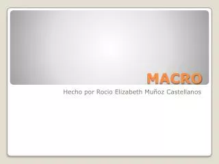 macro