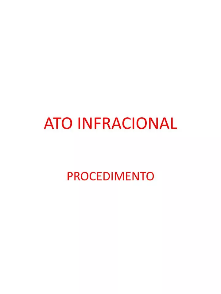 ato infracional