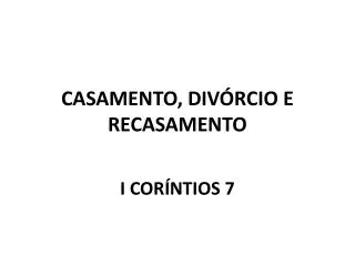 casamento div rcio e recasamento