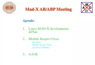 Mad-X AB/ABP Meeting