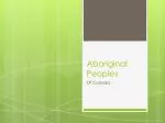 Aboriginal Peoples - slide 1