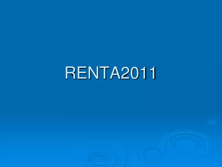 renta2011