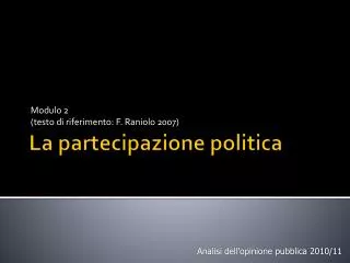 modulo 2 testo di riferimento f raniolo 2007