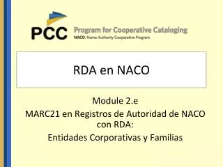 rda en naco