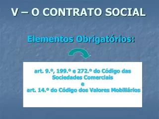 v o contrato social