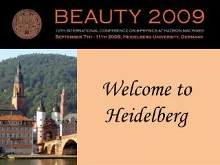 Welcome to Heidelberg