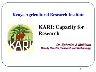 Kenya Agricultural Research Institute