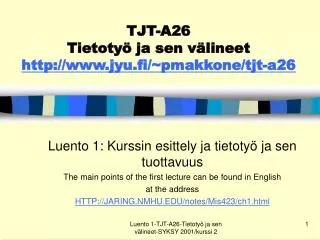 tjt a26 tietoty ja sen v lineet http www jyu fi pmakkone tjt a26