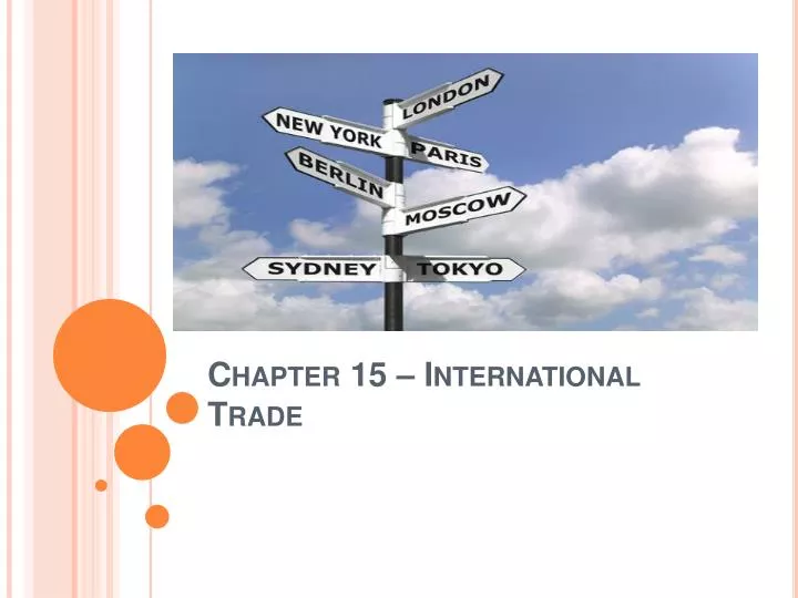 chapter 15 international trade
