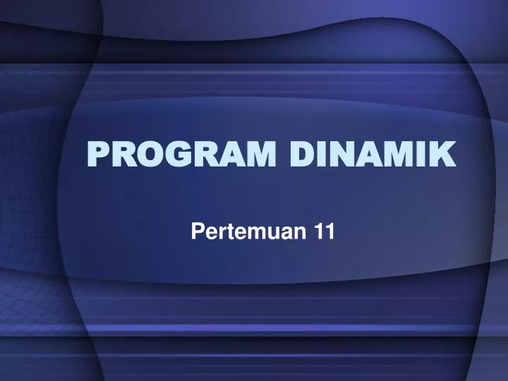 program dinamik