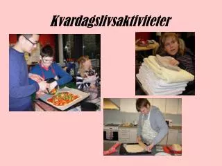 Kvardagslivsaktiviteter