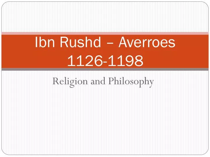 ibn rushd averroes 1126 1198