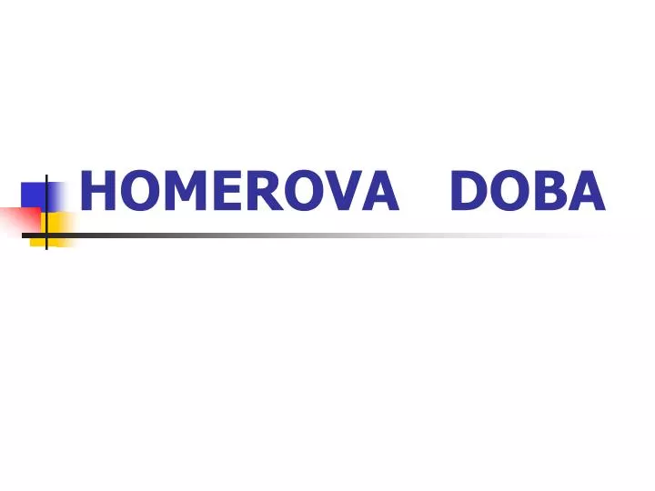 homerova doba