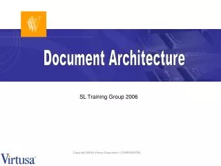 Document Architecture