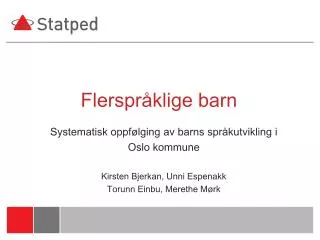 flerspr klige barn