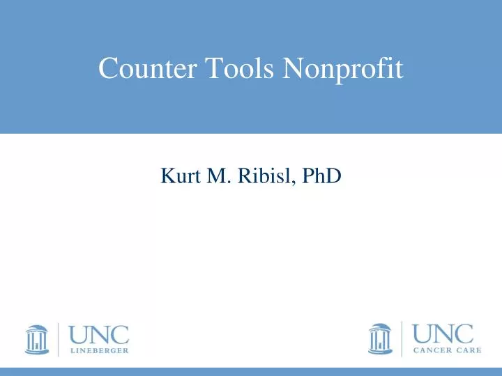 counter tools nonprofit