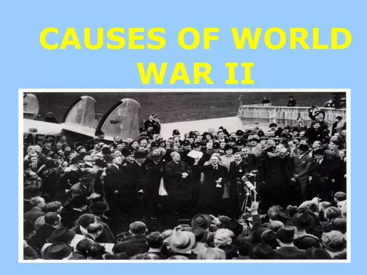 causes of world war ii