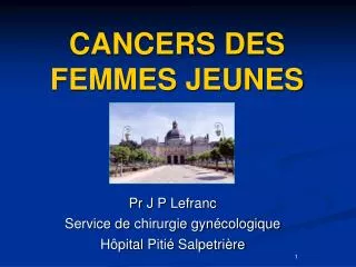 cancers des femmes jeunes