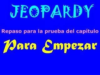 jeopardy