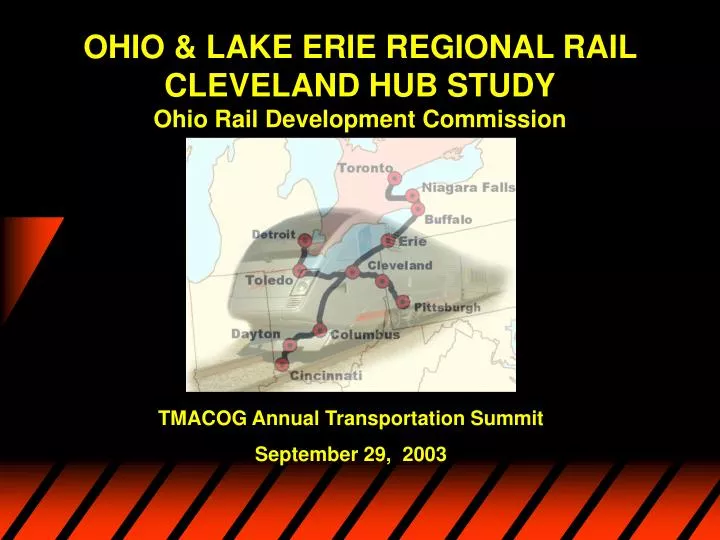 ohio lake erie regional rail cleveland hub study ohio rail development commission