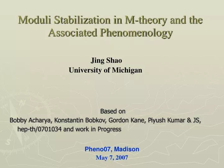 moduli stabilization in m theory and the associated phenomenology