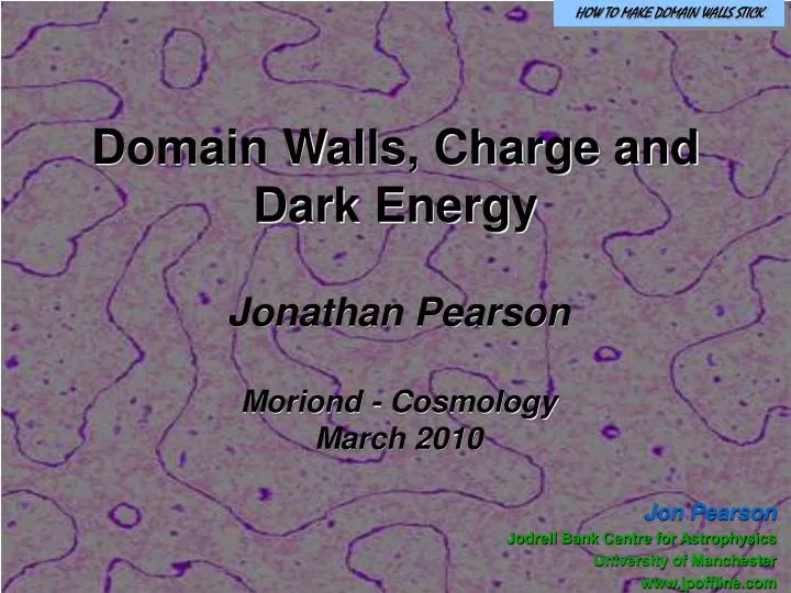 domain walls charge and dark energy