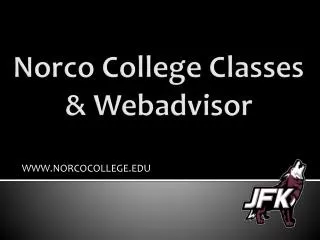Norco College Classes &amp; Webadvisor