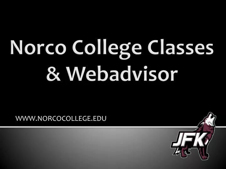 norco college classes webadvisor