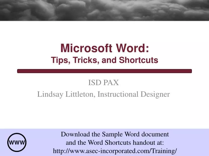 microsoft word tips tricks and shortcuts