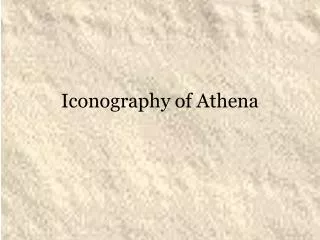 Iconography of Athena