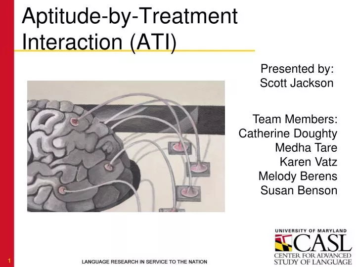 aptitude by treatment interaction ati