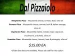 Margherita Pizza - Mozzarella cheese, tomato, Basil, olive oil - slide 1
