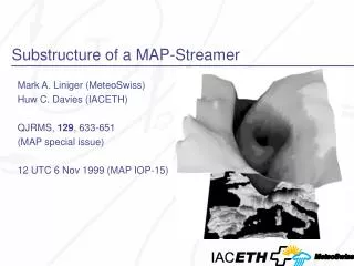 Substructure of a MAP-Streamer
