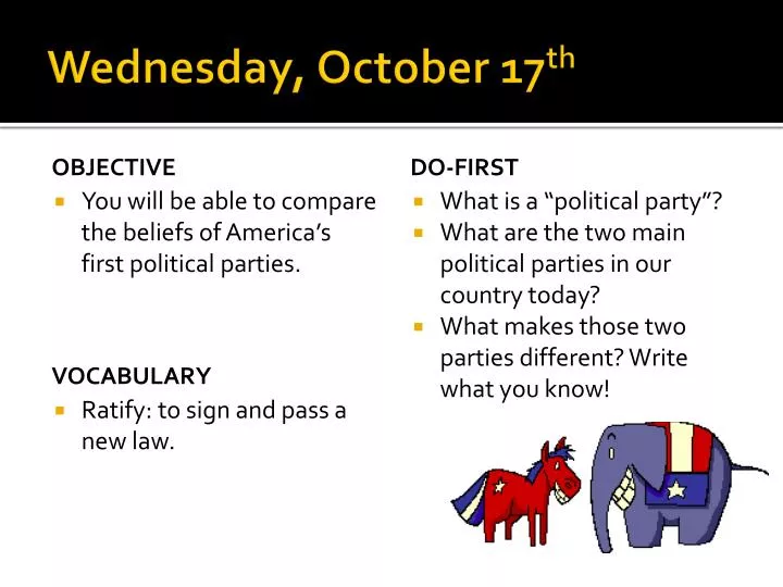 wednesday october 17 th