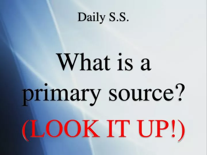 daily s s