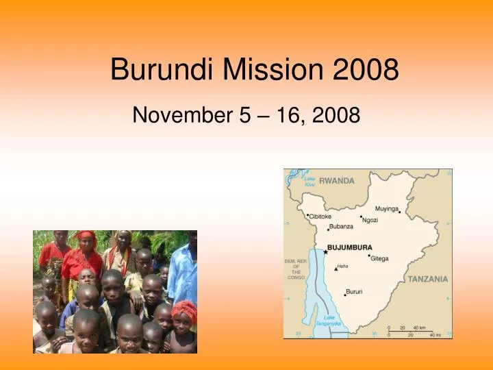 burundi mission 2008