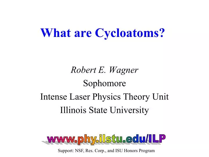what are cycloatoms