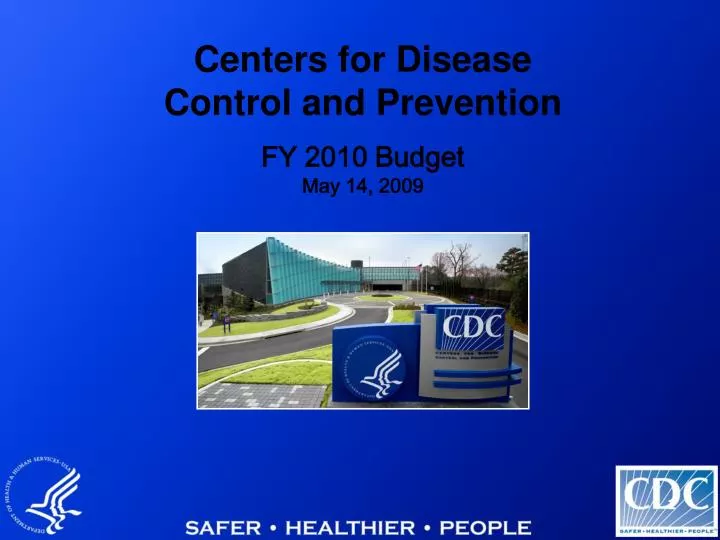 centers for disease control and prevention fy 2010 budget may 14 2009