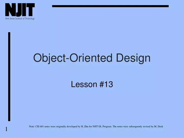 object oriented design