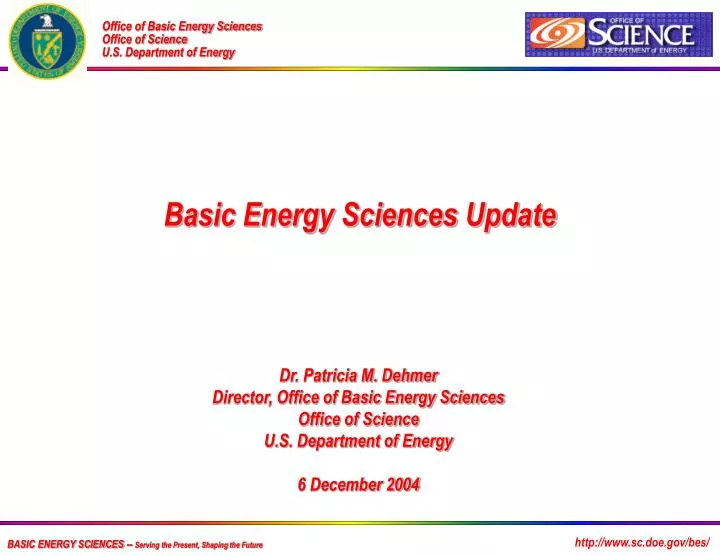 basic energy sciences serving the present shaping the future