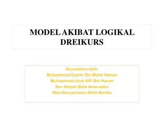 model akibat logikal dreikurs