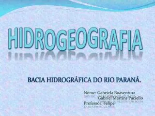 HIDROGEOGRAFIA