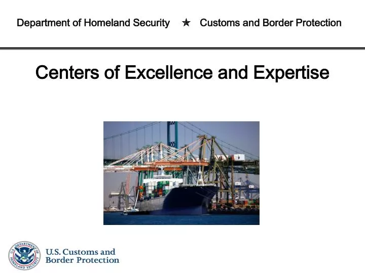 department of homeland security customs and border protection