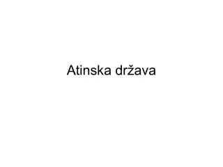 atinska dr ava