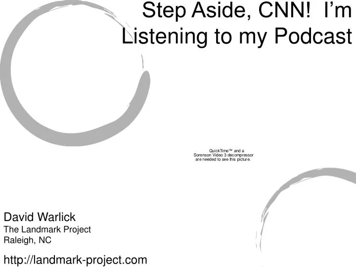 step aside cnn i m listening to my podcast