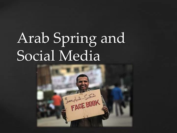 arab spring and social media